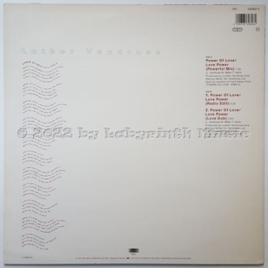Luther Vandross - Power Of Love • Remix • 12" Vinyl Maxi • MINT - Labyrinth Music