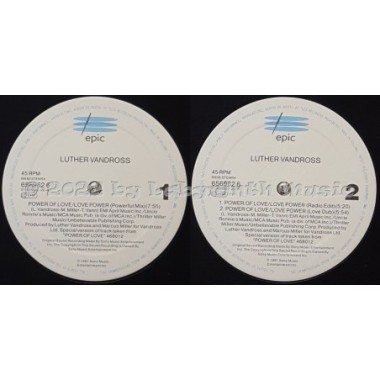 Luther Vandross - Power Of Love • Remix • 12" Vinyl Maxi • MINT - Labyrinth Music