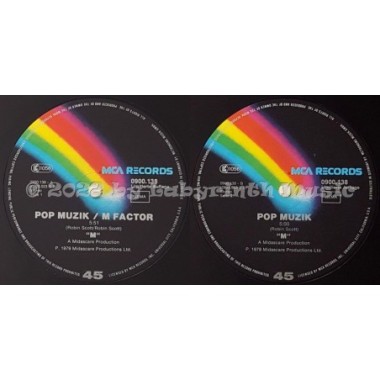 M - Pop Muzik • 12" Vinyl Maxi • EX - Labyrinth Music