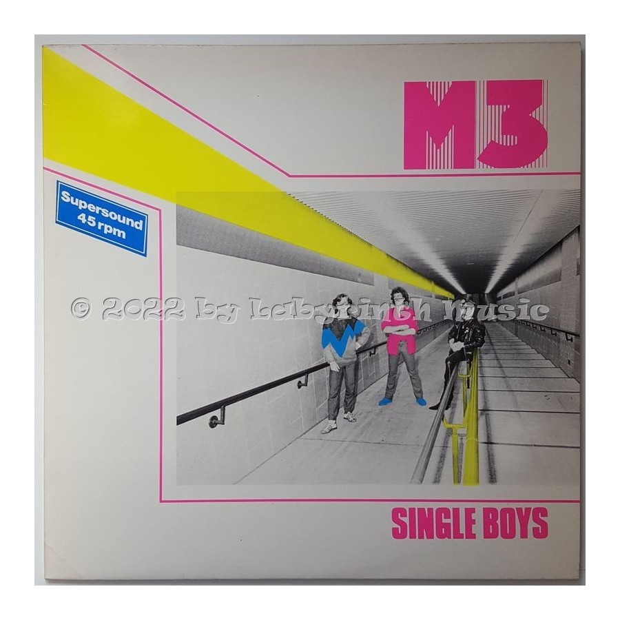 M 3 - Single Boys • 12" Vinyl LP • MINT - Labyrinth Music