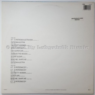 M. Edley & The 6 T.'s - Patrona Austria Mix • 12" Vinyl Maxi • MINT - Labyrinth Music