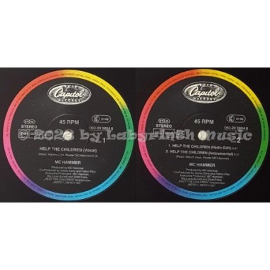 M.C. Hammer - Help The Children • 12" Vinyl Maxi • EX - Labyrinth Music