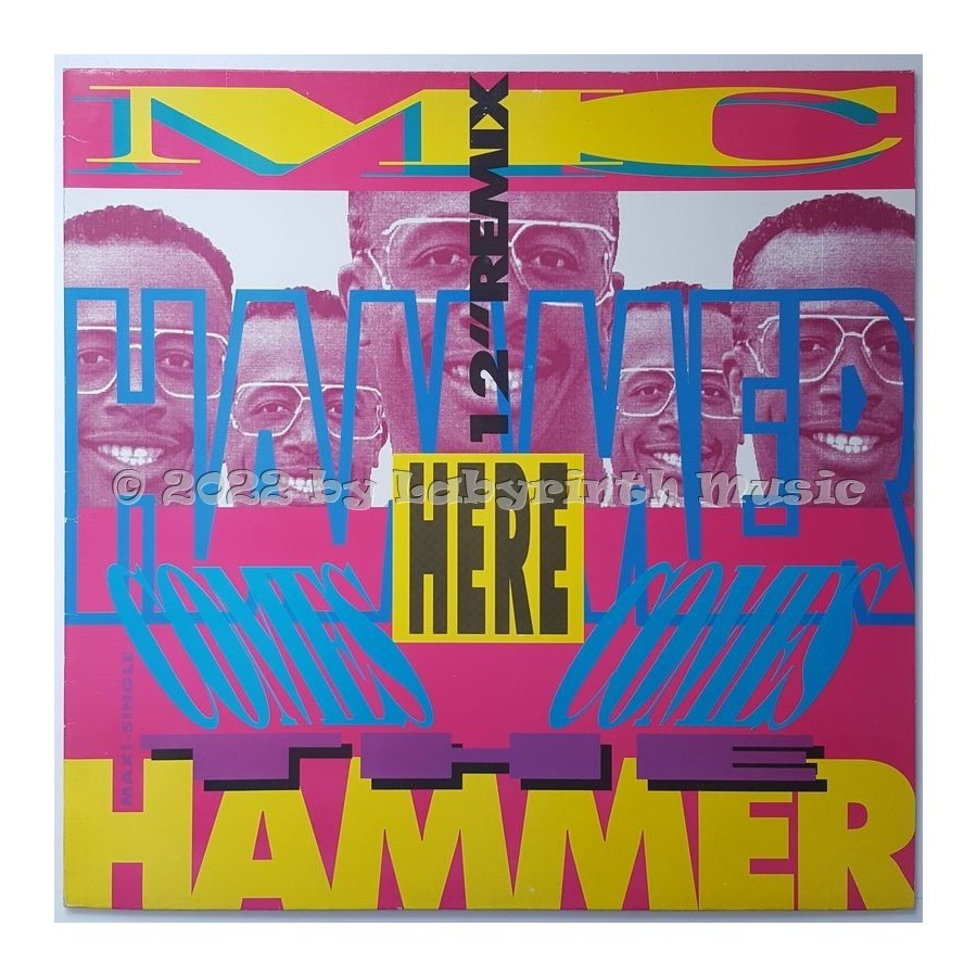 M.C. Hammer - Here Comes The Hammer • 12'' Remix • 12" Vinyl Maxi • EX - Labyrinth Music