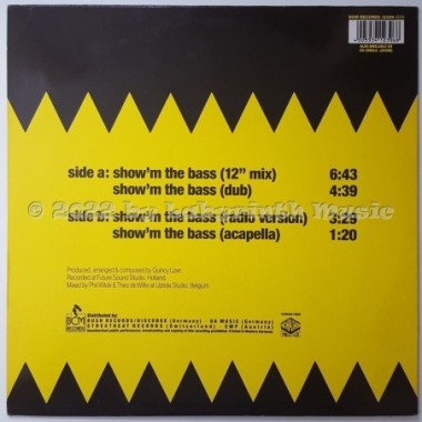 M.C. Miker G. - Show'm The Bass • 12" Vinyl Maxi - Labyrinth Music
