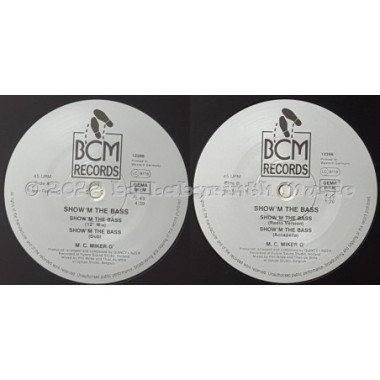 M.C. Miker G. - Show'm The Bass • 12" Vinyl Maxi - Labyrinth Music
