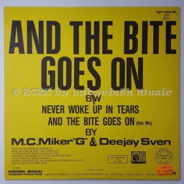 M.C. Miker G. & Deejay Sven - And The Bite Goes On • 12" Vinyl Maxi • NM - Labyrinth Music