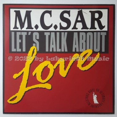 M.C. Sar & The Real McCoy - Let's Talk About Love • 12" Vinyl Maxi • EX - Labyrinth Music