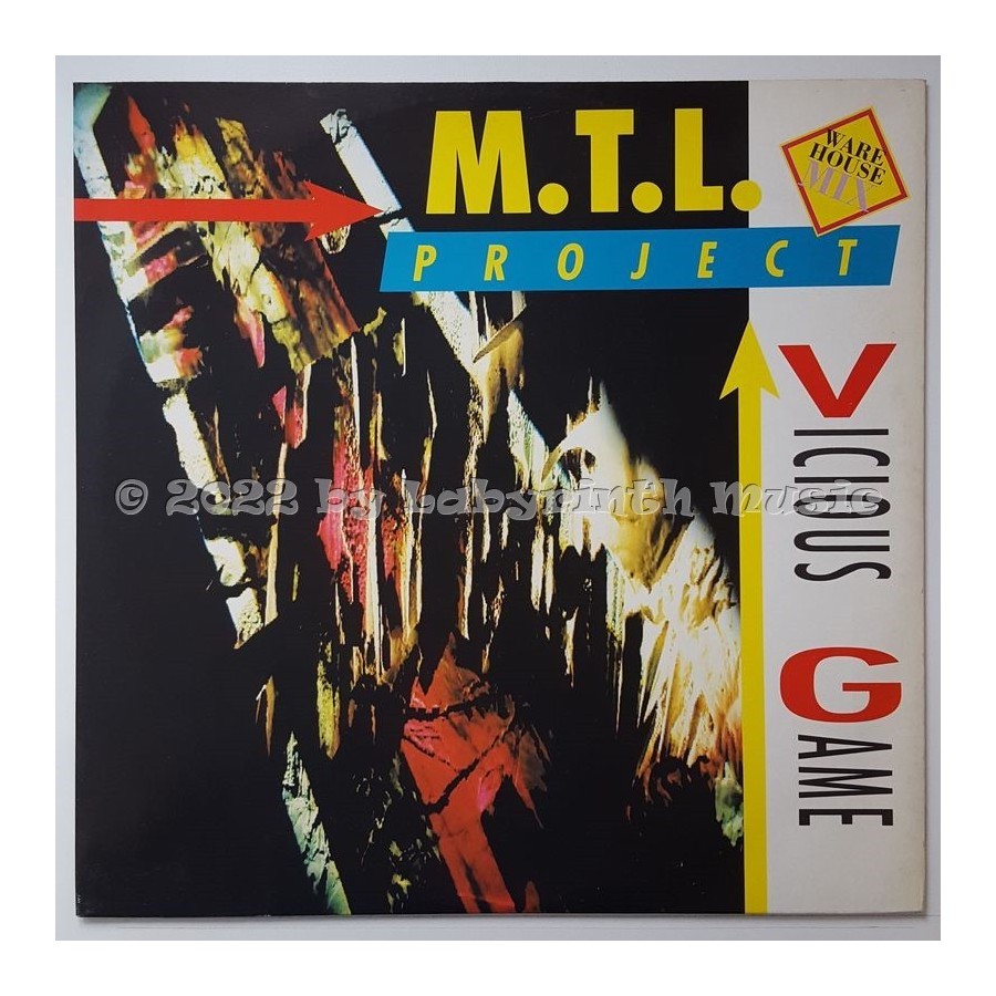 M.T.L. Project - Vicious Game • 12" Vinyl Maxi • NM - Labyrinth Music