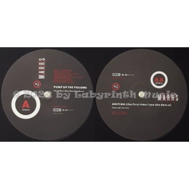M|A|R|R|S - Pump Up The Volume • Remix • 12" Vinyl Maxi • NM - Labyrinth Music