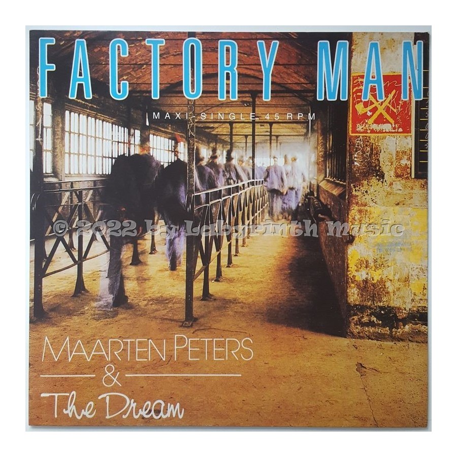 Maarten Peters & The Dream - Factory Man • 12" Vinyl Maxi • MINT - Labyrinth Music