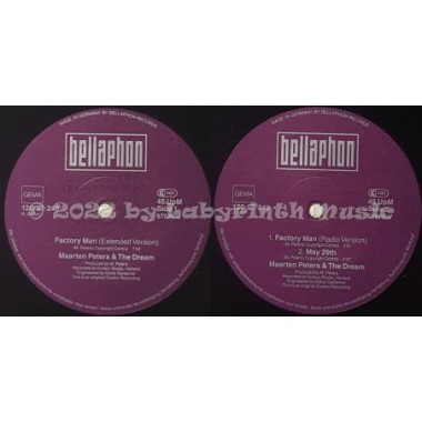 Maarten Peters & The Dream - Factory Man • 12" Vinyl Maxi • MINT - Labyrinth Music