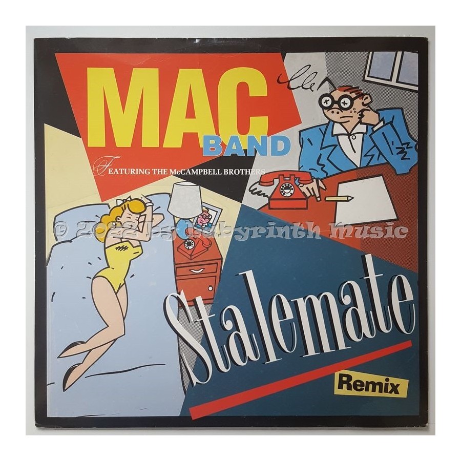 Mac Band Feat. The McCampbell Brothers - Stalemate • Remix • 12" Vinyl Maxi • EX - Labyrinth Music
