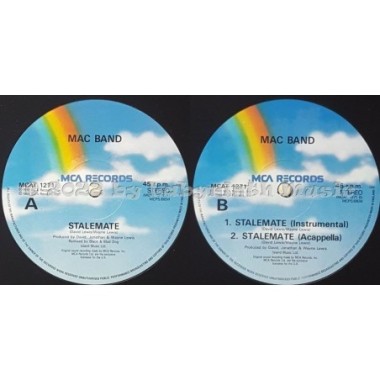 Mac Band Feat. The McCampbell Brothers - Stalemate • Remix • 12" Vinyl Maxi • EX - Labyrinth Music