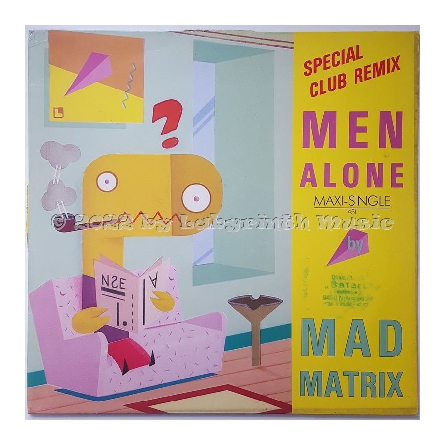 Mad Matrix - Men Alone • 12" Vinyl Maxi - Labyrinth Music