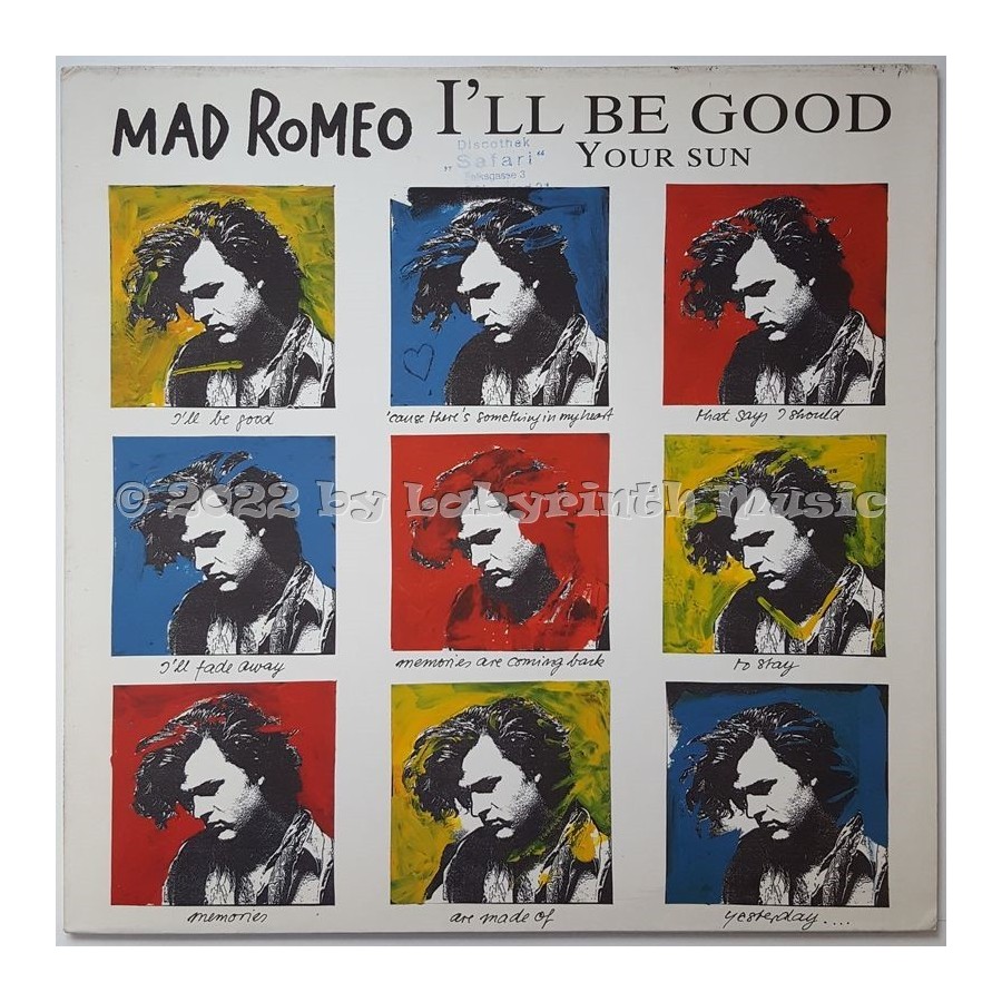 Mad Romeo - I'll Be Good • 12" Vinyl Maxi • EX - Labyrinth Music