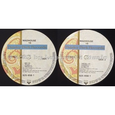 Madhouse - 16 • New Directions In Garage Music • 12" Vinyl LP - Labyrinth Music