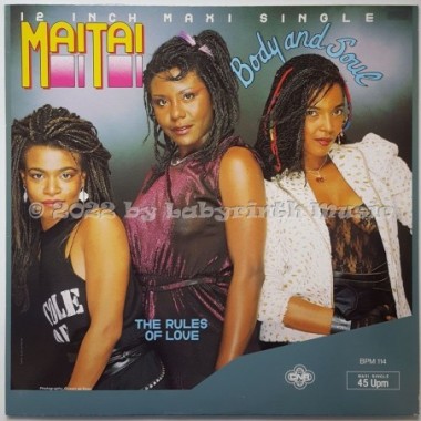 Mai Tai - Body And Soul • 12" Vinyl Maxi • NM - Labyrinth Music
