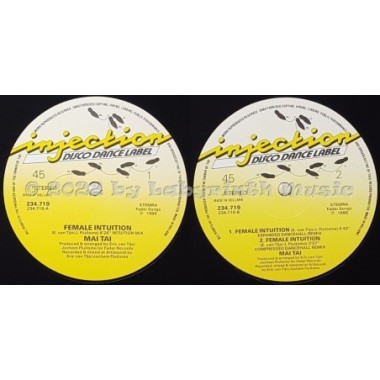 Mai Tai - Female Intuition • 12" Vinyl Maxi - Labyrinth Music