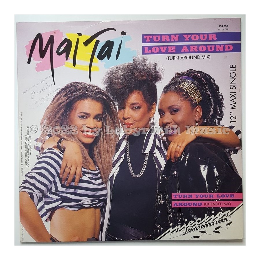 Mai Tai - Turn Your Love Around • 12" Vinyl Maxi • EX - Labyrinth Music