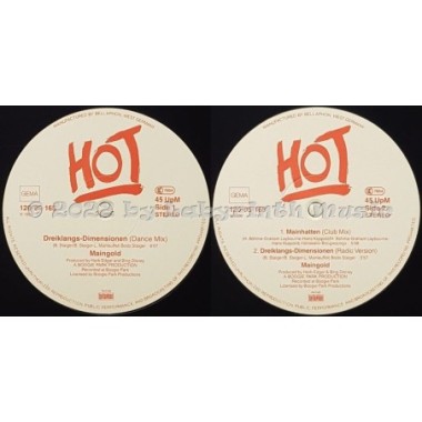 Maingold - Dreiklangs-Dimensionen • 12" Vinyl Maxi • EX - Labyrinth Music