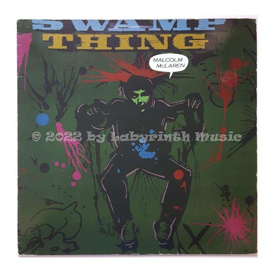 Malcolm McLaren - Swamp Thing • 12" Vinyl LP - Labyrinth Music