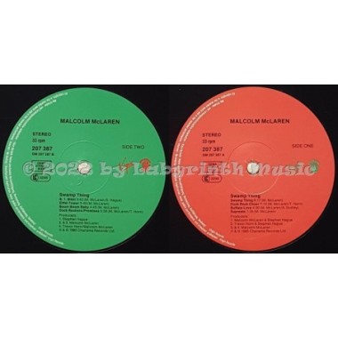 Malcolm McLaren - Swamp Thing • 12" Vinyl LP - Labyrinth Music