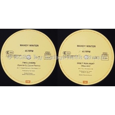 Mandy Winter - Two Lovers • Special DJ Dance Remix • 12" Vinyl Maxi - Labyrinth Music