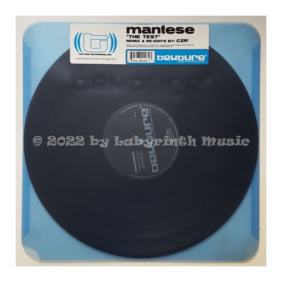 Mantese - The Test • 12" Vinyl Maxi • EX - Labyrinth Music