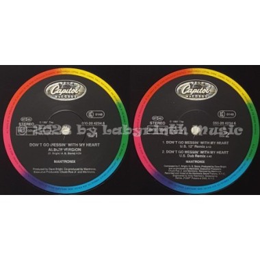 Mantronix - Don't Go Messin' With My Heart • 12" Vinyl Maxi • EX - Labyrinth Music