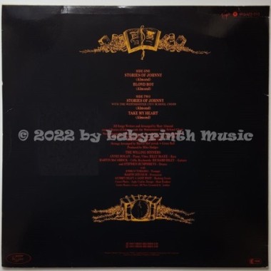 Marc Almond - Stories Of Johnny • 12" Vinyl Maxi • EX - Labyrinth Music