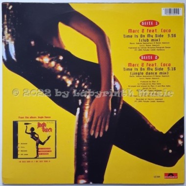 Marc Z Feat. Coco - Time Is On My Side • 12" Vinyl Maxi • EX - Labyrinth Music