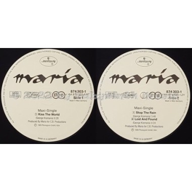Maria - Kiss The World • 12" Vinyl Maxi • MINT - Labyrinth Music
