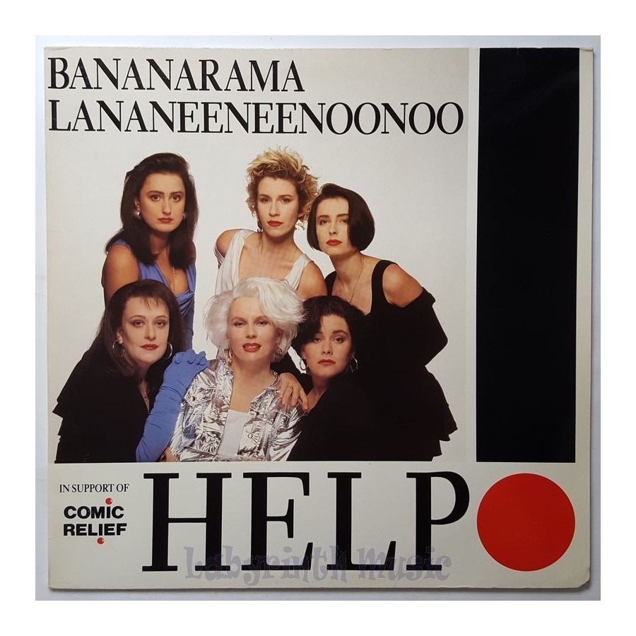 Bananarama & Lananeeneenoonoo - Help • 12" Vinyl Maxi • MINT - Labyrinth Music