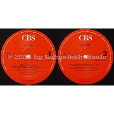 Marietta - Born To Dance • 12" Vinyl Maxi • EX - Labyrinth Music