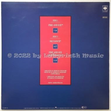 Marietta - Fire And Ice • 12" Vinyl Maxi • EX - Labyrinth Music