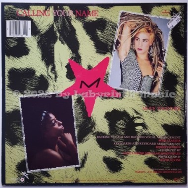 Marilyn - Calling Your Name • 12" Vinyl Maxi • EX - Labyrinth Music