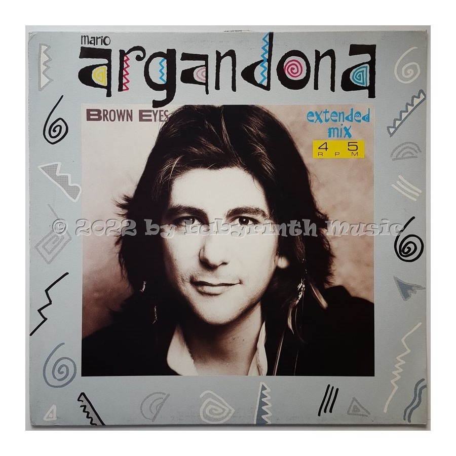 Mario Argandona - Brown Eyes • 12" Vinyl Maxi • EX - Labyrinth Music