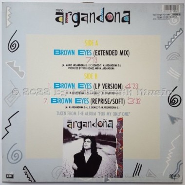 Mario Argandona - Brown Eyes • 12" Vinyl Maxi • EX - Labyrinth Music