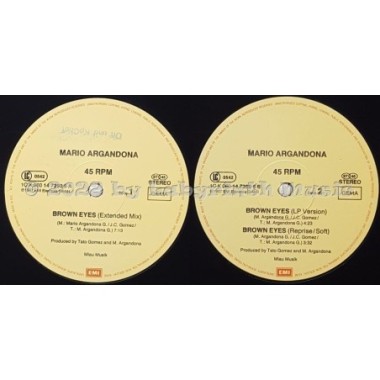 Mario Argandona - Brown Eyes • 12" Vinyl Maxi • EX - Labyrinth Music