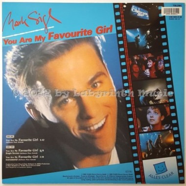 Mark Sigl - You Are My Favorite Girl • 12" Vinyl Maxi - Labyrinth Music