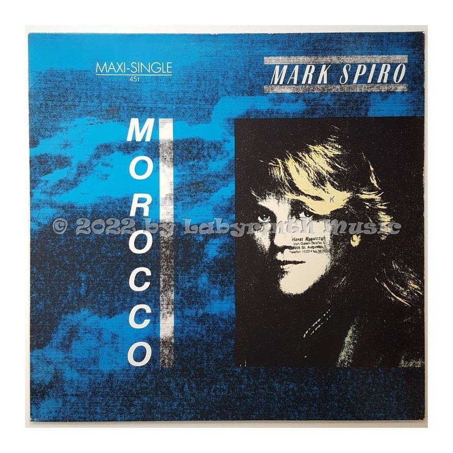 Mark Spiro - Morocco • 12" Vinyl Maxi - Labyrinth Music