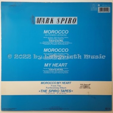 Mark Spiro - Morocco • 12" Vinyl Maxi - Labyrinth Music