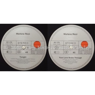 Marlene Ricci - Tonight • 12" Vinyl Maxi - Labyrinth Music