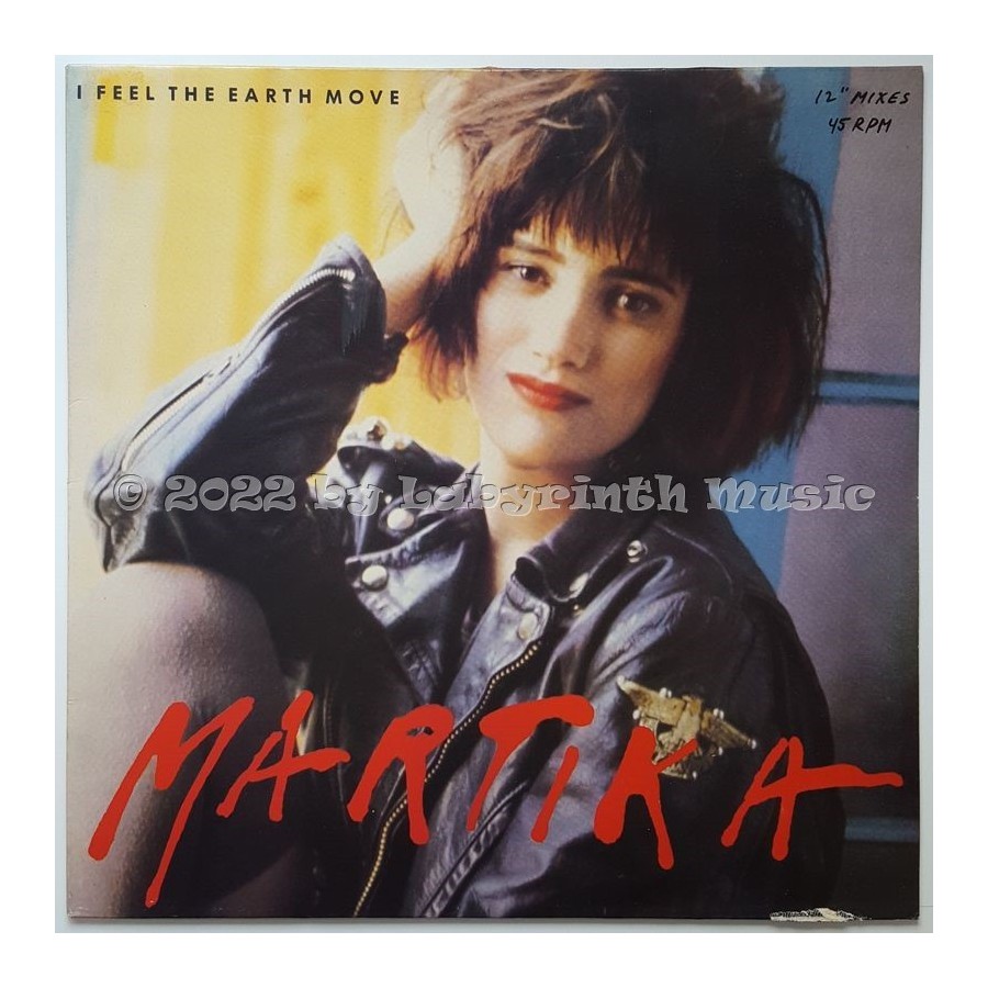 Martika - I Feel The Earth Move • 12" Vinyl Maxi • EX - Labyrinth Music