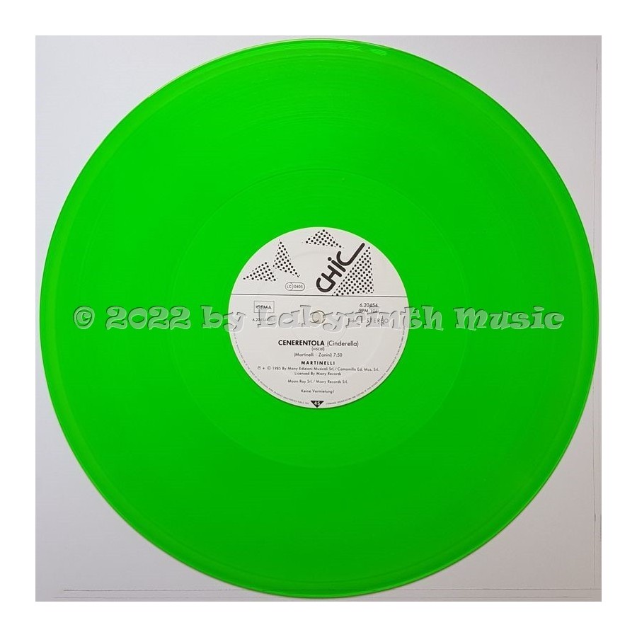 Martinelli - Cenerentola (Cinderella) • 12" Vinyl Maxi • MINT - Labyrinth Music