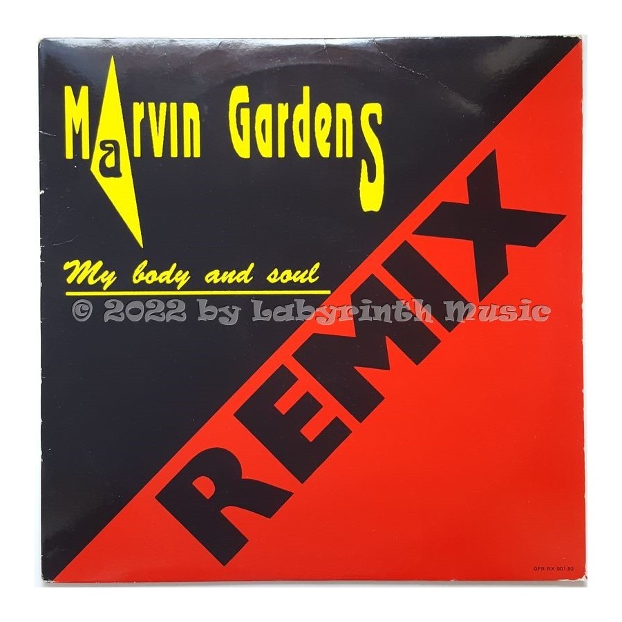 Marvin Gardens - My Body And Soul • Remix • 12" Vinyl Maxi - Labyrinth Music