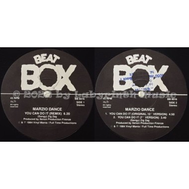 Marzio Dance - You Can Do It • Swedish Remix • 12" Vinyl Maxi - Labyrinth Music
