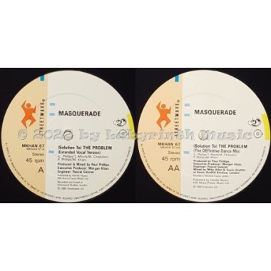 Masquerade - (Solution To) The Problem • 12" Vinyl Maxi • EX - Labyrinth Music
