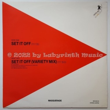 Masquerade - Set It Off  • 12" Vinyl Maxi • NM - Labyrinth Music