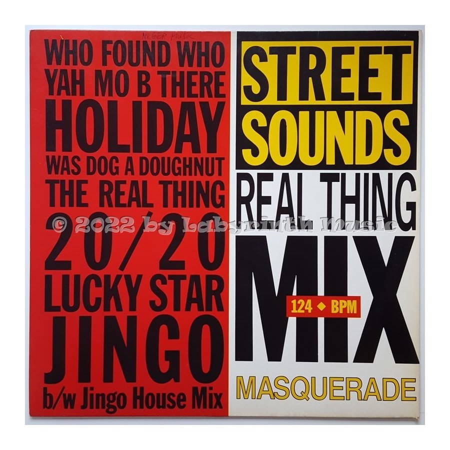 Masquerade - Streetsounds Real Thing Mix • 12" Vinyl Maxi - Labyrinth Music